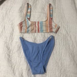 Retro Pastel Colored Bikini